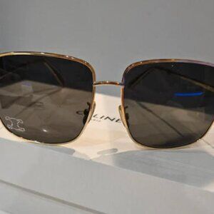 Authentic Céline Gold Sunglasses - Current Model - With Suede Case